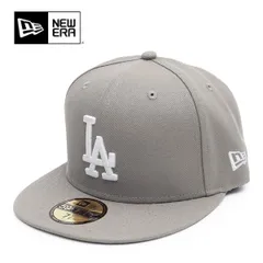 ニューエラ【ＮＥＷ ＥＲＡ】59FIFTY ロサンゼルス・ドジャース グレー×ホワイト 5950 キャップ 帽子 ユニセックス
