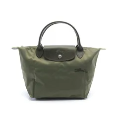 ロンシャン Longchamp トートバッグ ル プリアージュ グリーン S L1621919479 フォレスト ナイロン レザー ル プリアージュ グリーン S トップハンドルバッグ レディース 新品