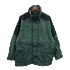 Columbia コロンビア Double Whammy ナイロン マウンテンジャケット アウトドア グリーン (メンズ L) 中古 古着 Q1095