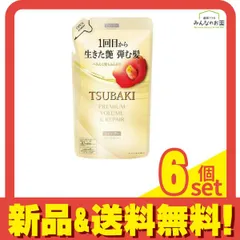 ツバキ(TSUBAKI) プレミアム ボリューム&リペア シャンプー 300mL (詰め替え用) 6個セット まとめ売り