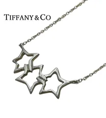 TIFFANY&Co. トリプルスター ネックレス シルバー925 トリプルスターネックレス シルバー ヴィンテージ|ティファニー