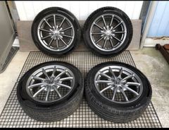 ホンダ オデッセイ 純正 7J+55 17インチ タイヤホイール 4本セット