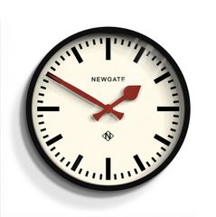 NEWGATE / ニューゲート 壁掛け時計 グロスブラック 直径30cm