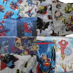 1977 DCコミックスーパーヒーローヴィンテージフラットシーツ