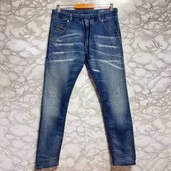 トレンド【DIESEL ディーゼル  【商品名】KROOLEY R-NE JOGG JEANS / スウェット デニム/ストレッチ デニム パンツ/ダメージデニム
