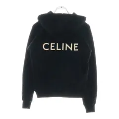新品タグ付、今年2月購入】セリーヌCELINE新作ロゴパーカー