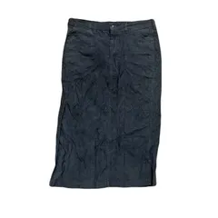 リーバイス　ロングスカート　14 コーデュロイ　US古着　レディース　グレー