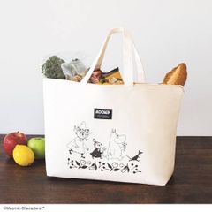クックパッドプラス 2024春号付録 MOOMIN キャンパスバッグ