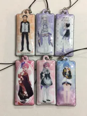 Re:ゼロ リゼロ クリーナーマスコット ストラップ 6個セット
