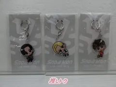 Snow Man LIVE TOUR 2022 Labo. すのチルぶら下がりシリーズ (アクリルキーホルダーver.) 3点セット 目黒/向井/ラウール