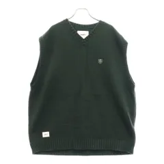 WTAPS ダークグリーン ニットベスト サイズ３ WTAPS ダークグリーン ニットベスト サイズ3