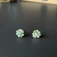 ヒスイ_レトロピアス