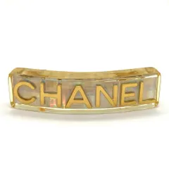 シャネル CHANEL バレッタ ヘアクリップ プラスチック 97P刻印 クリア ホログラム プリズム レディース【中古】