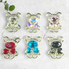 ジュエル ベアʕ•ᴥ•ʔ 33mm✕25mm 同色2個セット