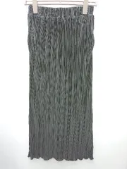 ◇ Θ　Φ LOWRYS FARM ローリーズファーム ロング丈 プリーツ スカート サイズF ブラック レディース P  【1409250008917】