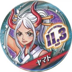 ONE PIECE ヤマト 誕生日缶バッジ 2022 - メルカリ