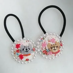 ほのぼのねこヘアゴムセット