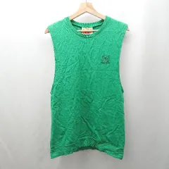 ◇ ⊂ SLY スライ ワンポイント - ノースリブカットソー サイズF グリーン系 レディース E  【1506300031496】