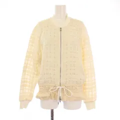 3.1 フィリップリム 3.1 phillip lim ジャケット ブルゾン アウター ツイード ジップアップ シルク 麻 リネン混 切替 2 アイボリー /BBのサムネイル