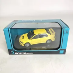 エポック　エムテック　1/43　三菱ランサー エボリューションⅦ　ダンデライオンイエロー　ミニカー　EPOCH　MTECH　H-02-Cのサムネイル