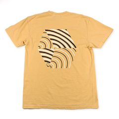 キューブ ビデオエフェクト Tシャツ（イエロー・Mサイズ）オリジナル グラフィックTシャツ