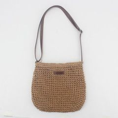 ショルダーバッグ　ショルダー　肩掛けバッグ　斜めかけ　ストローバッグ　ストロー　かごバッグ　ミニかご　編み込み　夏　サマーバッグ　リゾート　旅行　ビーチバッグ　大人　丈夫　可愛い　オシャレ　トラベル　使いやすい　ポシェット　軽い　２WAY　ファスナー付き