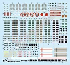 【中古】(未使用･未開封品)　パッションモデル 1/35 第二次世界大戦 ドイツ軍装備品デカールセット Vol.2 プラモデル用デカール P35D-004 p1m72rm