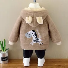 男の子 120 130 冬 コート ボアジャケット 子供 女の子 もこもこボアパーカー キッズ こども ジャケット ブルゾン ボーイズ キッズジャンパー 裏起毛 あったか 秋冬 アウター ジュニア 子供服 かわいい 動物 送料無料