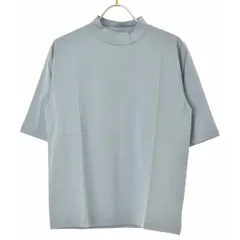 【handvaerk】60/2 Mock Neck S/S T Shirt モックネック五分袖カットソーのサムネイル