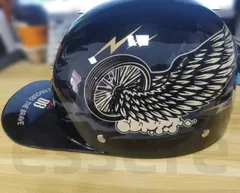 原付ヘルメット 自転車用ヘルメット 半帽 野球帽型 半キャップ ロードバイク 保護帽 バイザー付 四季通用 軽量 タイヤのサムネイル