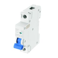 【新着商品】uxcell 1個 ミニチュアサーキットブレーカー1P 16A DC 250V M80DC DINレールマウント切断スイッチサーキットブレーカー保護熱磁気トリップ ショートサーキット保護用 ブルー