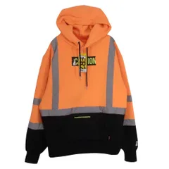 エフアールツー FR2 FRC1544 REFLECTOR LINE HOODIE リフレクター ライン フーディー パーカー オレンジ系 L【中古】  - メルカリ