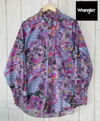 ラングラー　Wrangler　ネイティブ　COWBOY CUT 柄　シャツ