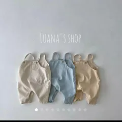 ☆新品☆ファミリアコットン＊チノサロペット♪