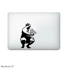【全機種対応】 MacBook ステッカー スキンシール 相撲