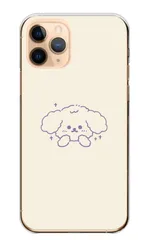 arrows NX9 F-52A ケース カバー アローズNX9 スマホケース ハードケース トイプードル 犬 いぬ トイプー かわいい 可愛い ベージュ カラー04