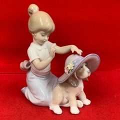 リヤドロ　LLADRO　おめかししようね　6862　陶器　置物　フィギュリン　　J1