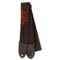 PRS Signature Red Logo 2" Poly Guitar Strap Black ギターストラップ〈Paul Reed Smith/ポールリードスミス〉