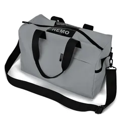 旅行バッグ 筋トレ 撥水 ジム A4 修学旅行 ゴルフバッグ 大容量 スポーツバッグ PU ショルダーバッグ 1泊 レディース ２泊 メンズ B601 ボストンバッグ (グレー) [Manatsulife]