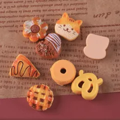 ミニチュアドールハウス用 パン パイ ドーナツセット 8個セット フード 食品 ミニチュア