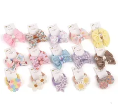 BIANHUAN ヘアゴム こども リボン 髪ゴム 子供 赤ちゃん かみどめ 30本セット ベビー へあアクセサリー ヘアバンド 子供用 キッズ 女の子 かわいい(薄色ミックス(30本))
