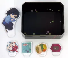 【中古】アクリルスタンド・アクリルパネル 冨岡義勇 立体アクリルスタンド 「鬼滅の刃×ufotable Cafe×マチ★アソビCAFE 冨岡義勇誕生祭2025」