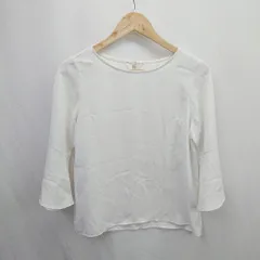 ◇ ⊂ CLEARIMPRESSION クリアインプレッション フレアスリーブ 七分袖 シャツ ブラウス サイズ2 ホワイト系 レディース E  【1506110005588】