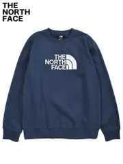 THE NORTH FACE (ザ ノースフェイス) 裏起毛 ロゴ刺繍 クルーネック トレーナー DREW PEAK CREW NF0A89EK サミットネイビー