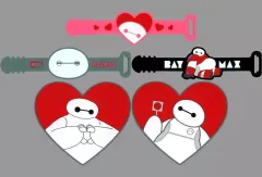 【中古】グッズセット 全6種セット ラバーコレクション 「Happyくじ ベイマックス vol.2.0」 H賞