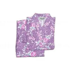 【新品・2営業日で発送】ウェルファン おせわさん ガーゼねまき 婦人用 300 (21110300) パープル M