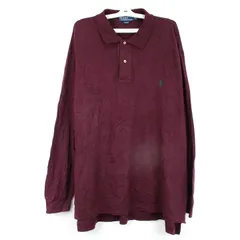 ポロ・ラルフローレン 長袖ポロシャツ ポニー刺繍 US買付 古着 2XB/BIG