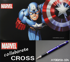 ☆最後の１本　CROSS MARVEL　AT0085D-104　センチュリーⅡ ローラーボール　キャプテンアメリカ　外箱に若干の痛みあり