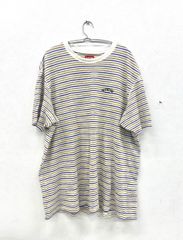 【中古品】Supreme シュプリーム Stripe Thermal ストライプ XL コットン KA