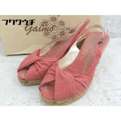 ◇ ◎ GAIMO ESPADRILLES ガイモエスパドリーユ ウェッジソール サンダル サイズ36 レッド レディース 【中古】 【1002801601270】
